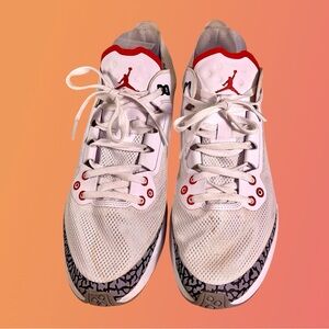 Air Jordan 88 Racer Sneaker Men’s Size 9.5 White Cement #AV1200-100